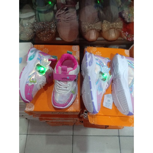 sepatu anak import LED premium sport fhasion terbaru termurah