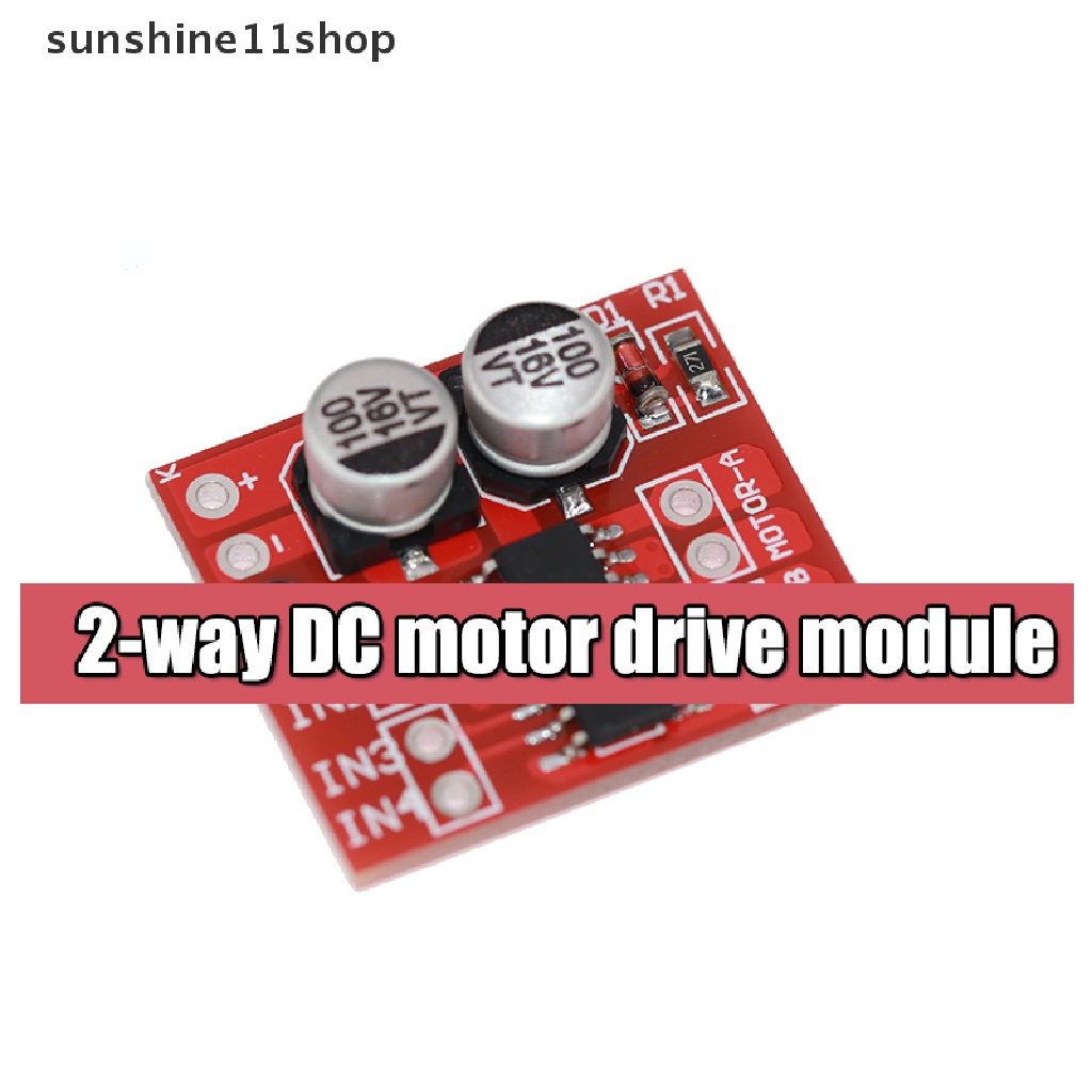 Sho Modul Penggerak Motor DC Bolak Balik PWM Speed Dual H Bridge Stepper Motor Mini Victory L298N N