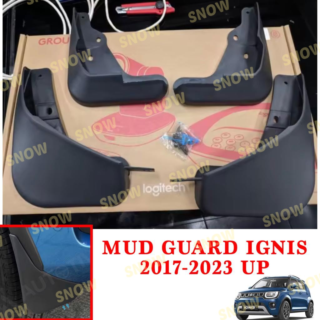 Mud Guard Suzuki Ignis 2017 2022 2023 Karpet Lumpur Tipe GL &amp; Non GL