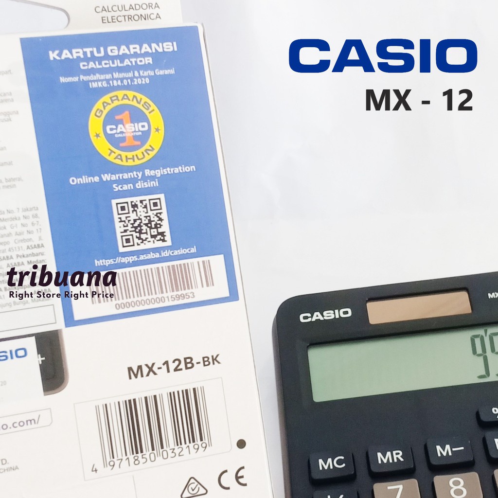 

Terlaris ✨ -Kalkulator Casio MX 12 - Calculator Desktop- 2.2.23