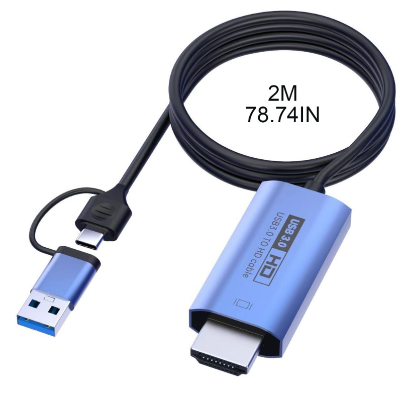 Zzz Video Capture Card, USB3.0 Type-C Untuk Menangkap Kartu 1080P Bebas Driver Untuk Live Streaming Game
