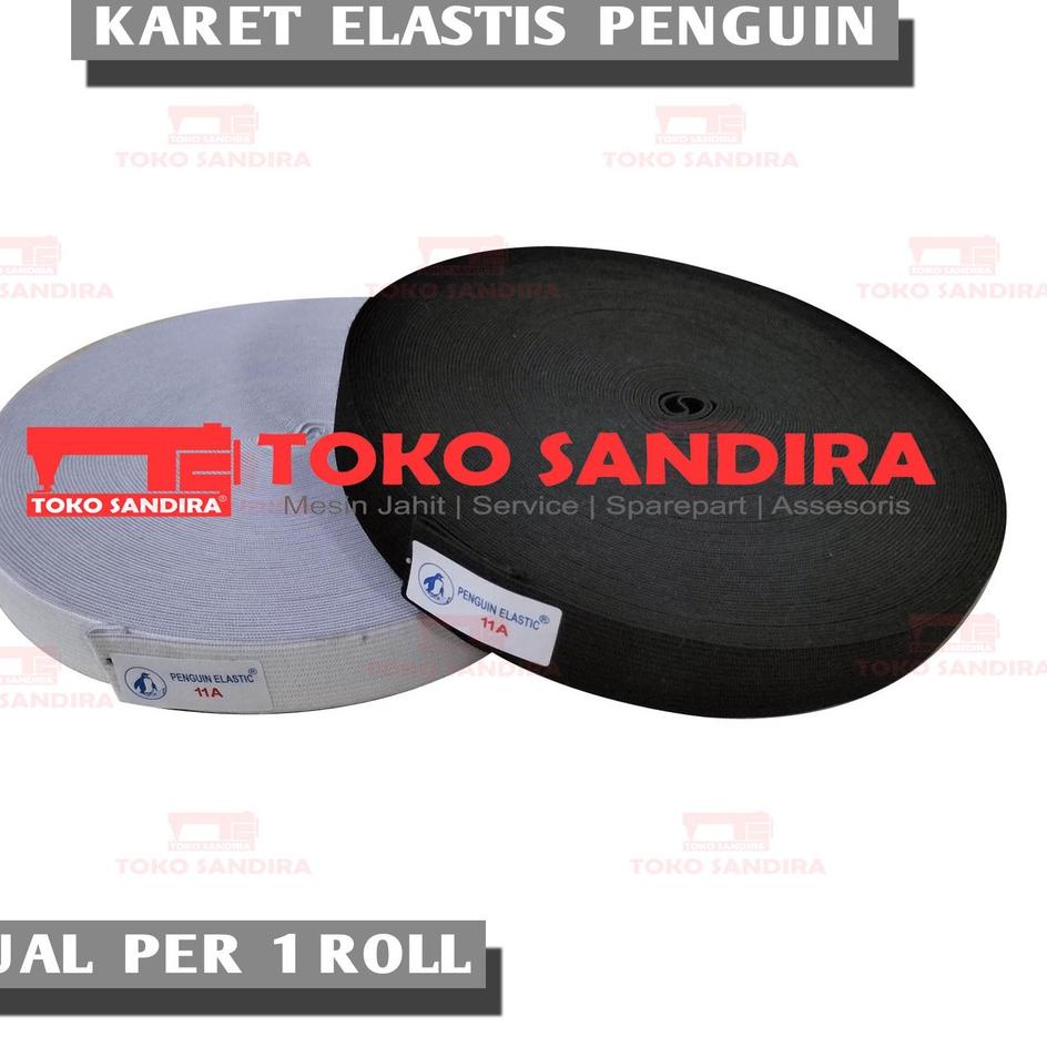Serba Irit 1 ROL KARET ELASTIS 2.5 CM/KARET PENGUIN 11A/KARET 2.5 CM/KARET MURAH/KARET ELASTIC PENGU