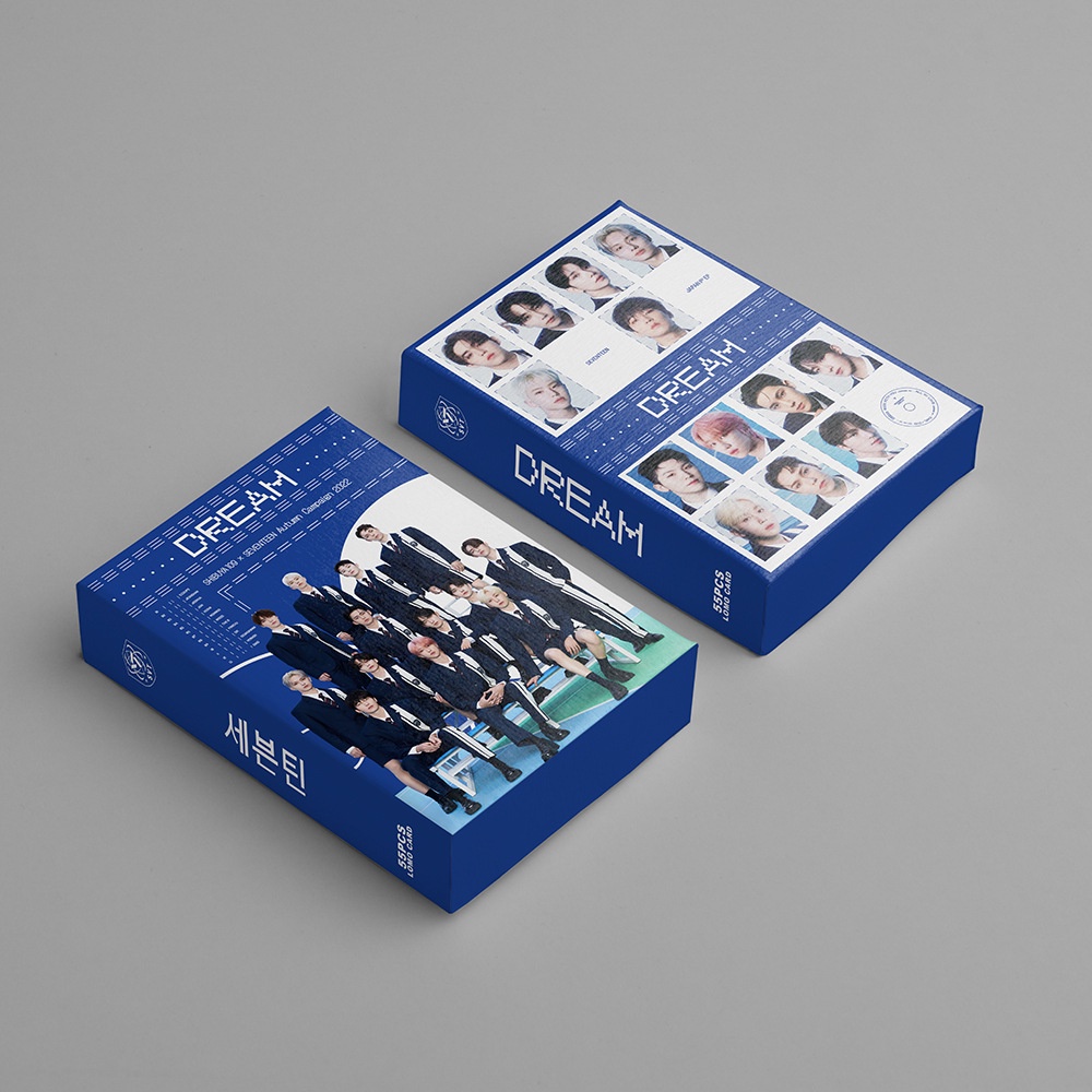 55pcs/box SEVENTEEN Japan Album DREAM Photocards S.COUPS JUN HOSHI DK THE8 DINO WOOZI SEUNGKWAN Kartu Lomo Kpop Postcards