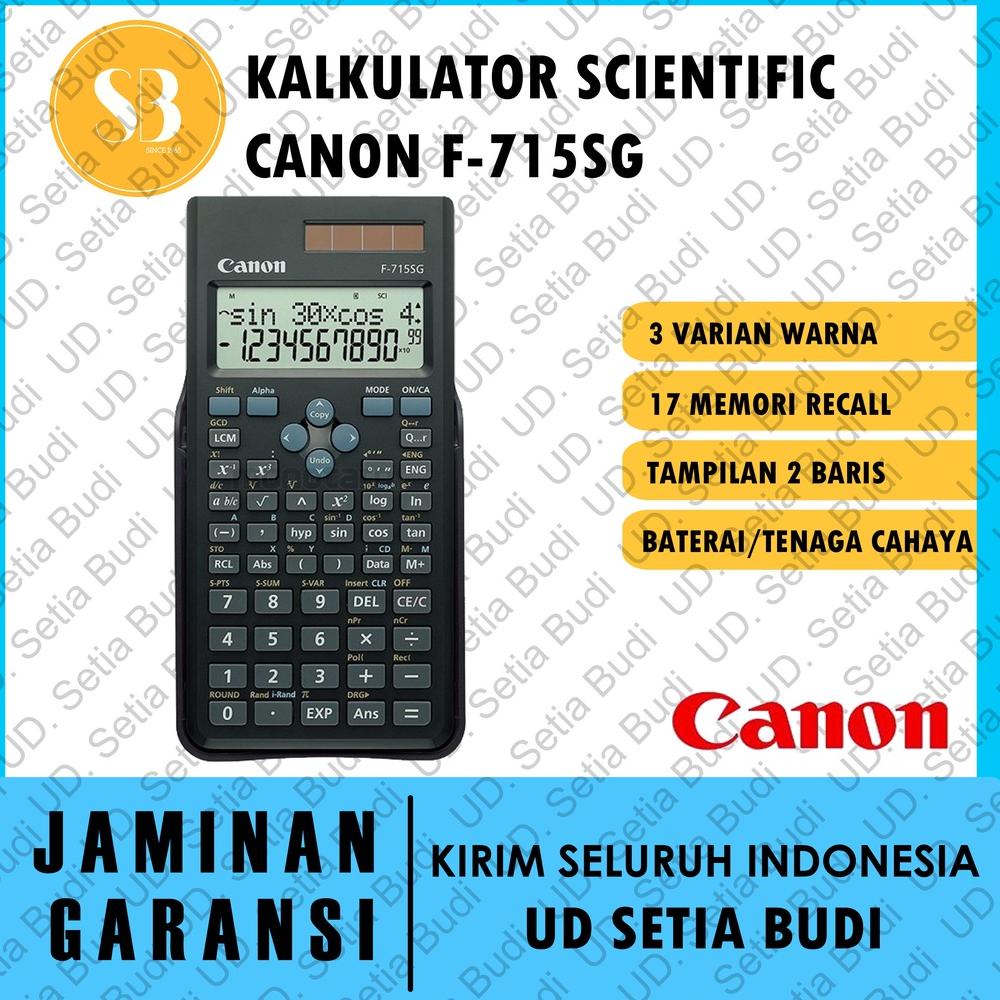 

X81 Kalkulator Scientific CANON F-715S Asli dan Bergaransi PRODUCT TERLARIS ㅝ