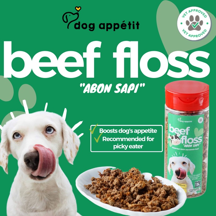 Beef Floss Abon Daging Anjing Sugar Glider Nafsu Makan
