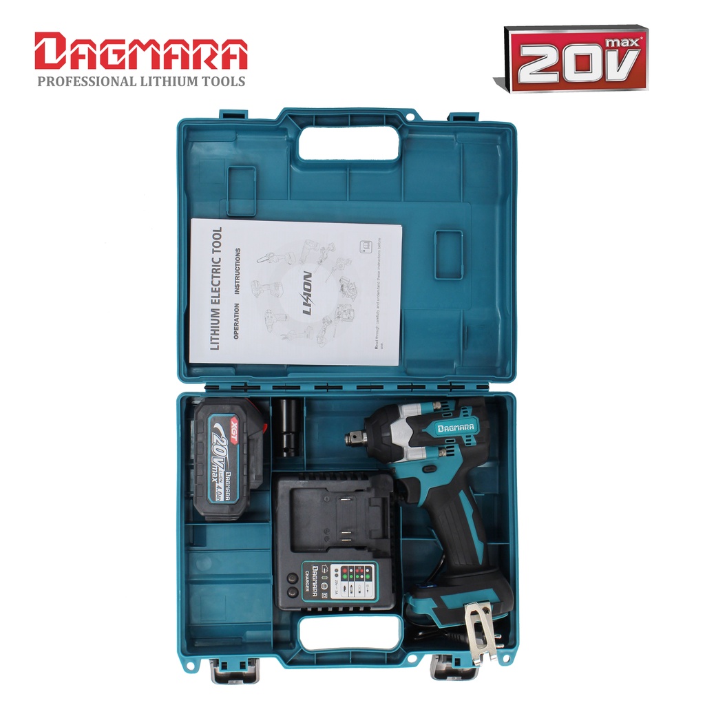 Dagmara 1/2 Inch 450N.m Brushless Heavy Duty Cordless Impact Wrench Y0167