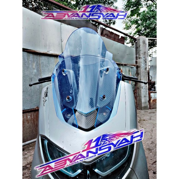 WINDSHIELD NMAX BARU 2020/2023 TDR MINI TIPE V4 SIRIP. VISOR NMAX NEW TDR V4 SIRIP