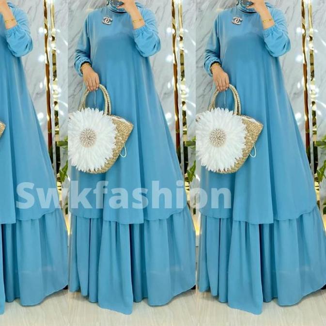 ☑ GAMIS MALAYSIA POLOS/ GAMIS MELAYU POLOS/BAHAN CERUTY BABYDOLL PREMIUM/GAMIS CERUTY POLOS/GAMIS RE