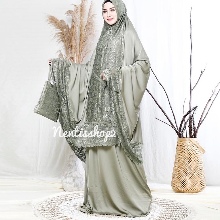 HOT SALE Mukena Zara Silk Premium Armani silk Seserahan