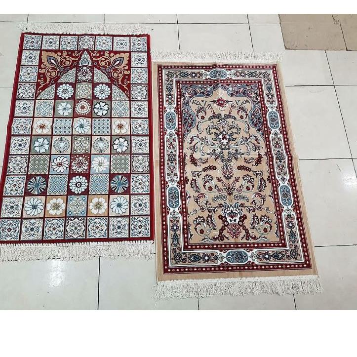 ➶ SAJADAH MADA BESAR / SAJADAH SAUDI / SAJADAH KARPET / Sajadah Turki ➾