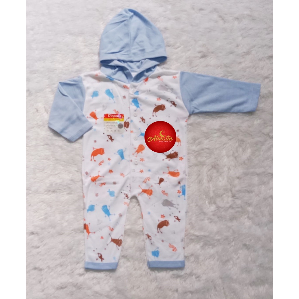 JUMPER BAYI NEWBORN UNISEX MURAH DAPAT 3 STEL / SLEEPSUIT BAYI TUTUP KAKI BAJU KODOK BAYI 3 STEL