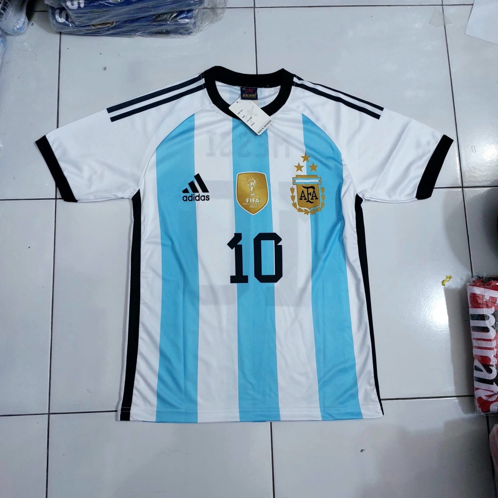 setelan baju bola argentina dewasa
