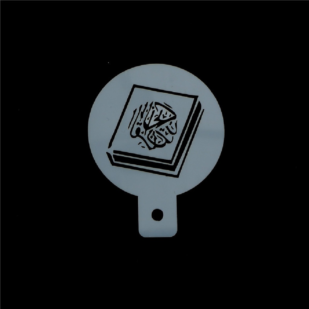 # Baju Lebaran # 8pcs/set Stensil Kue Desain Ramadhan Eid Mubarak Masjid~