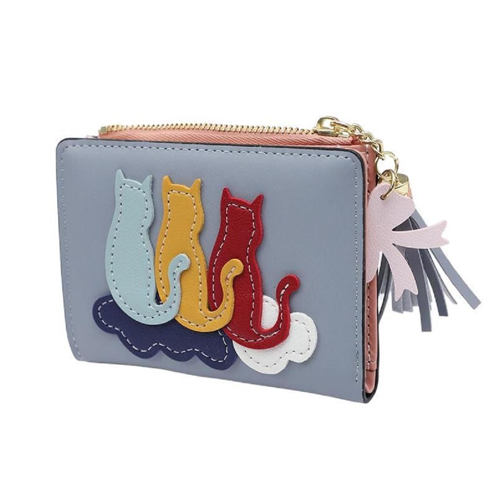 MORMON JOANNE - Dompet Lipat Wanita Dompet Mini Kecil Kartu Koin Slot
