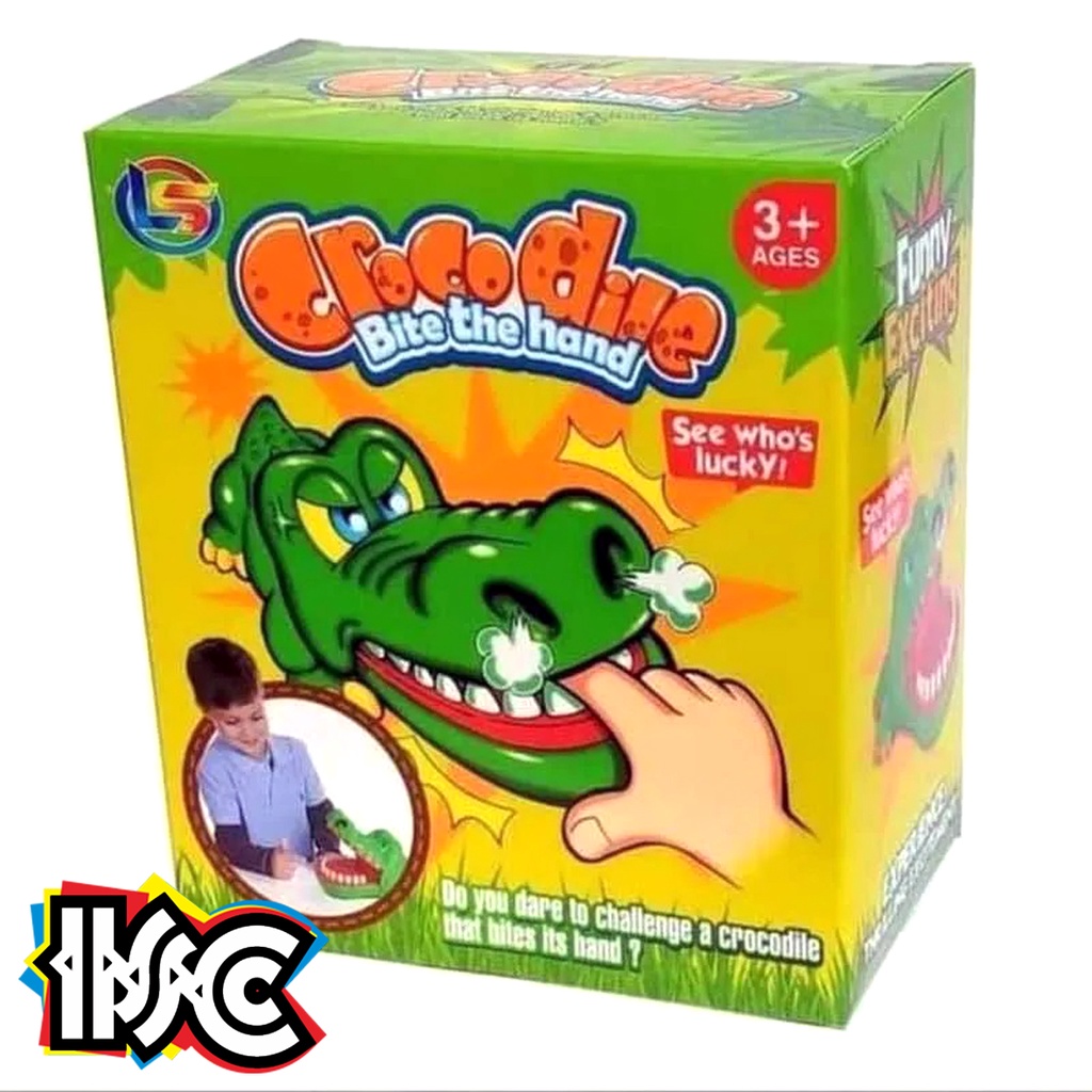 MAINAN BUAYA GIGIT / CROCODILE DENTIST GAME - Mainan edukasi Family Games Anak Cewek cowok / Koleksi