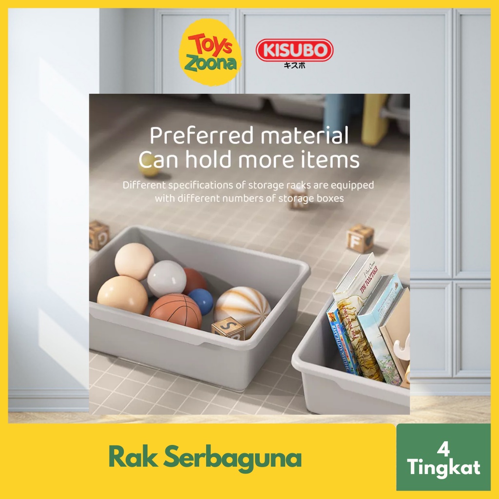 ToysZoona Rak Serbaguna Rack Shelf Organizer Rak Mainan Serbaguna Rak Susun Serbaguna Rak Minimalis