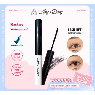 VALENTINE SERIES 3 Amy's Diary Eye Makeup Set Eyebrow Eyeliner Eyeshadow Maskara Brush Free Pouch