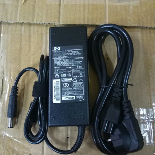 Adaptor Charger Laptop HP Compaq 19.5A - 4.62A PIN CENTRAL ORIGINAL