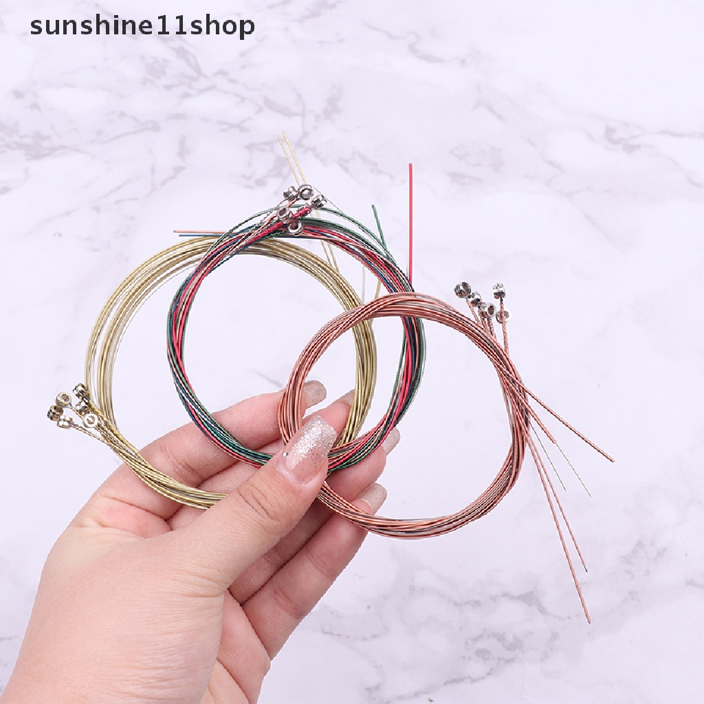 Sho 6Pcs String Tembaga Murni Untuk Senar Gitar Klasik Aksesoris Bagian Gitar N