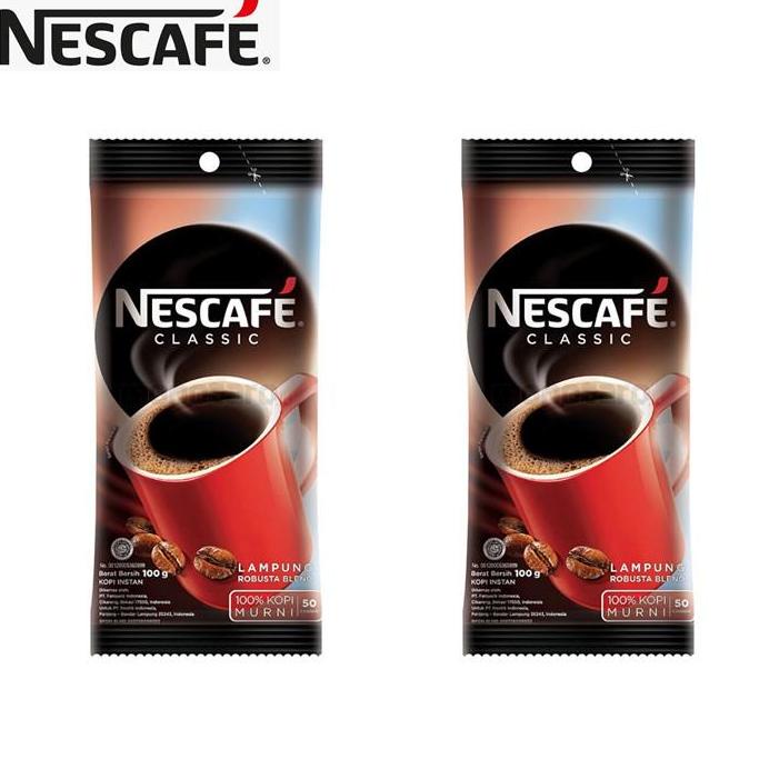 

Hemat Nescafe Classic Kopi Hitam Instan Pouch 100 gr .,.,.,.,