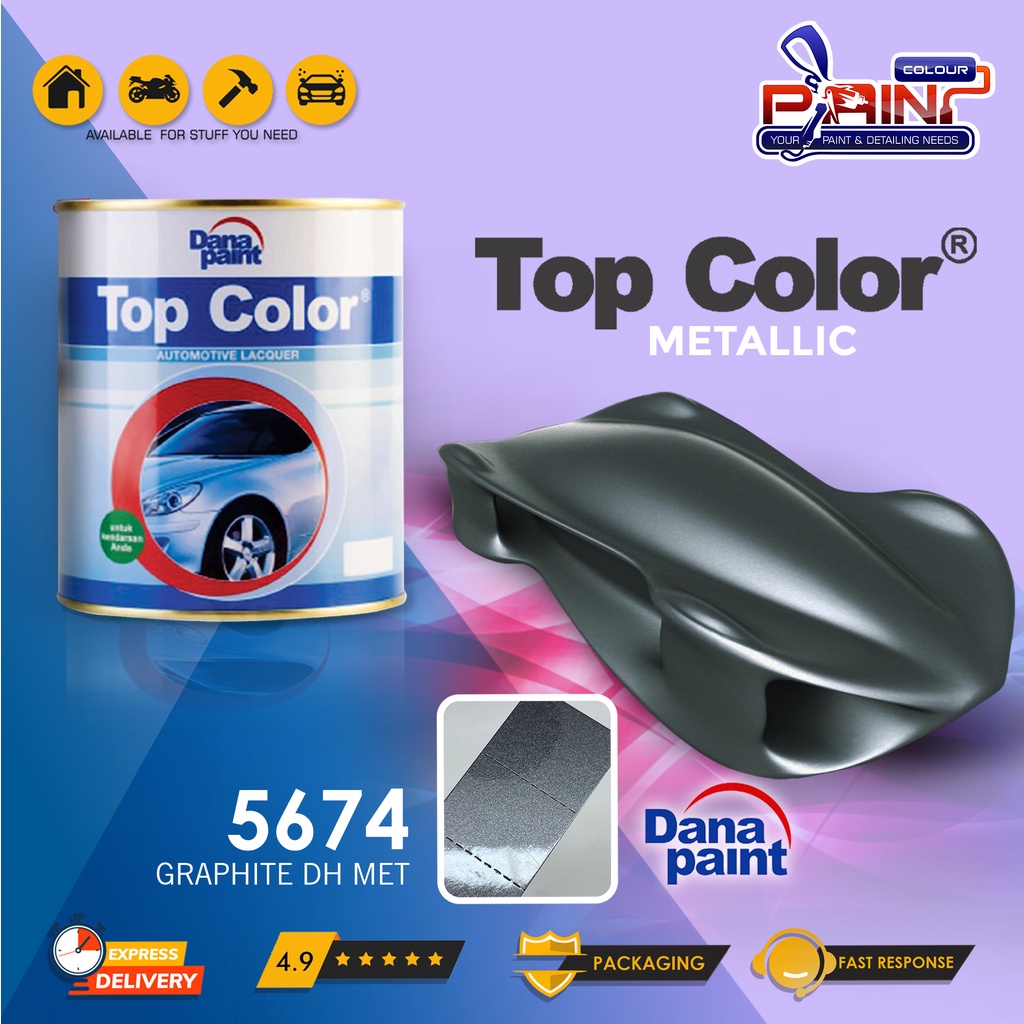 Top Color Metallic 5674 Graphite DH Met - Cat Duco