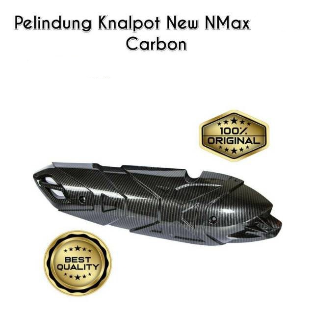 Cover Knalpot Nmax New 2020-2021-2022 Tutup Knalpot Nmax New 2020-2022 Karbon Akai Racing