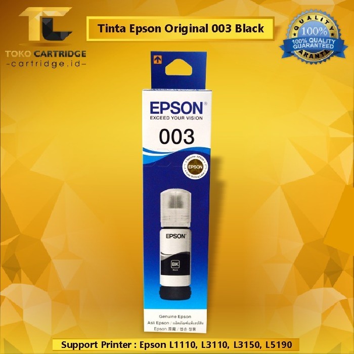 Tinta Epson 003 Black L1110 L3110