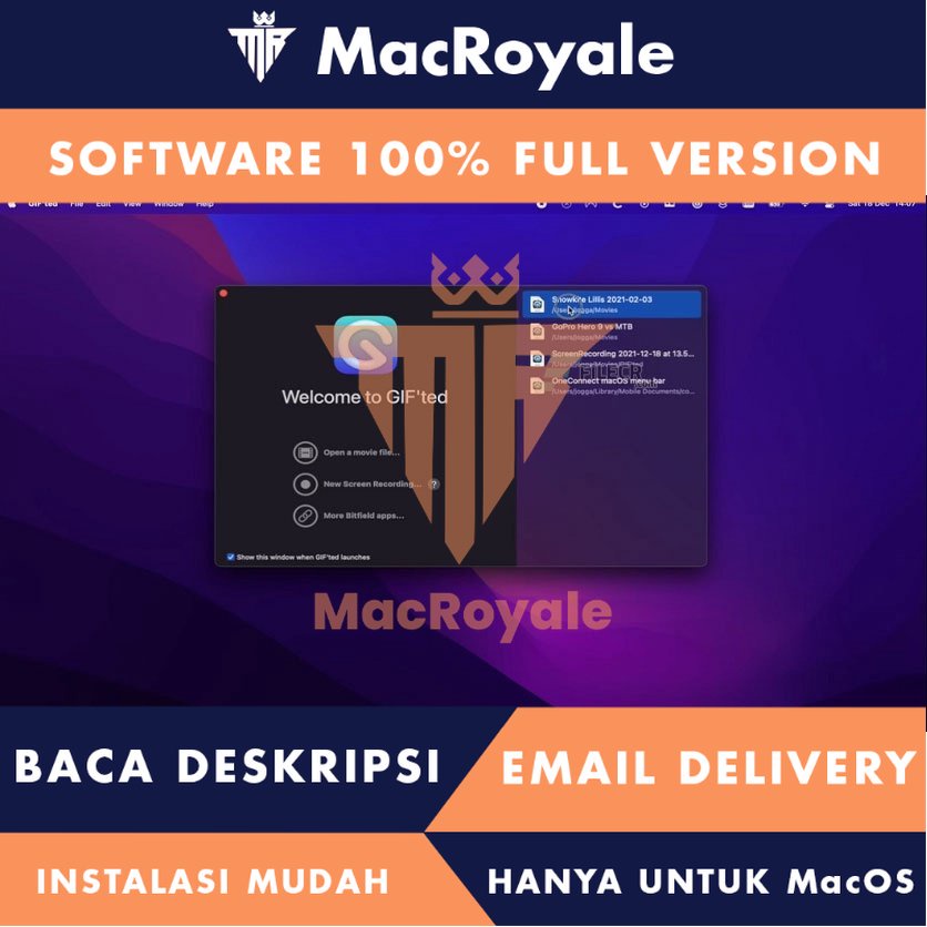 [MacOS] GIF’ted Full Version Lifetime Full Garansi