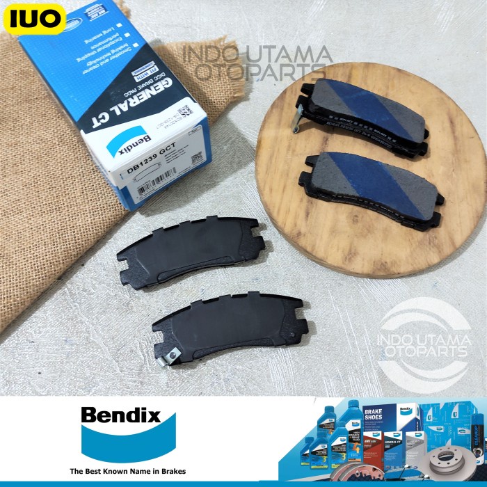 Kampas Rem Belakang Galant HIU V6 BENDIX Brake Pad DB 1239 GCT