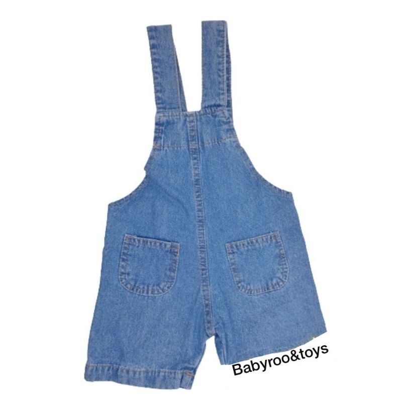 OVERALL JEANS PENDEK UNISEX