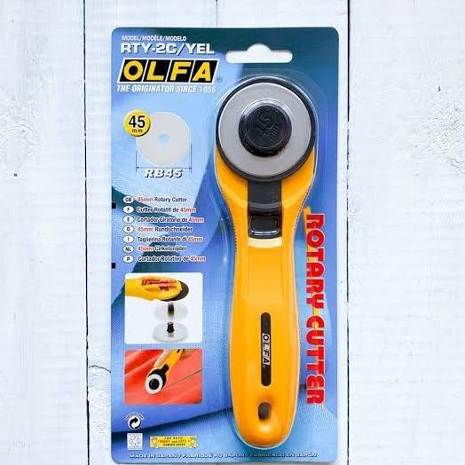 

Rotary cutter Olfa RTY-2C/YEL Rotary Cutter Karpet Alat Potong Kain
