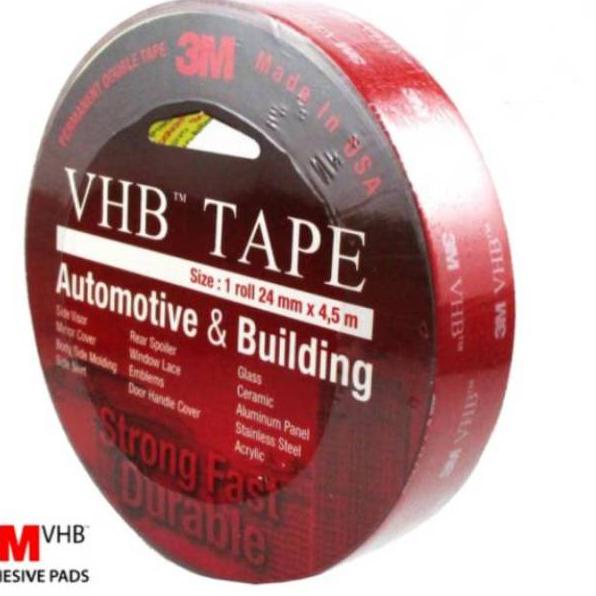 

Y87 3M Double Tape VHB 12MM /24MM x 4.5MM PROMO SPESIAL ム
