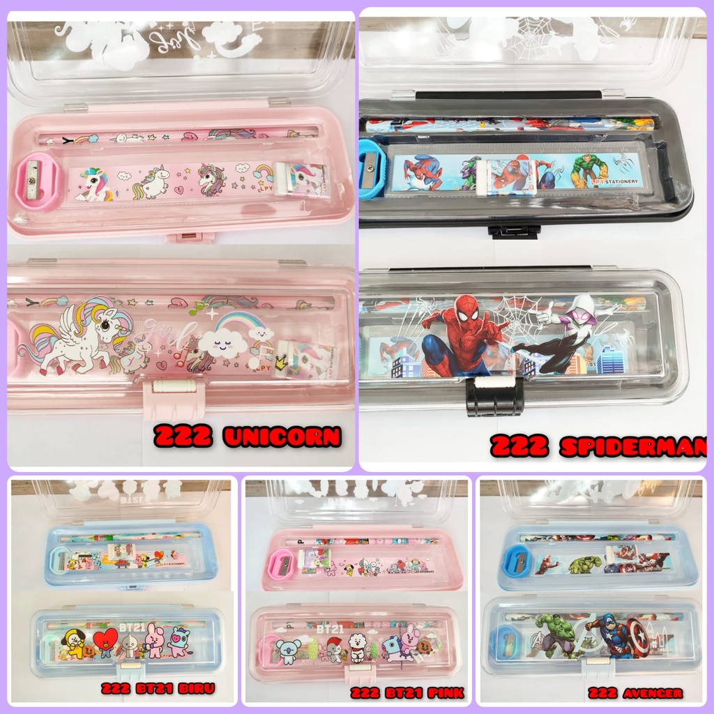 

LUCKY CAT - 4IN1 SET STATIONERY TEMPAT PENSIL | KOTAK PENSIL | PENSIL CASE | TEMPAT PENSIL MIKA | KOTAK PENSIL MIKA 4IN1 | PENSIL CASE | TEMPAT PENSIL KARAKTER LUCU | PERLENGKAPAN SEKOLAH | KADO ANAK ULANG TAHUN | KADO ULTAH | SET ALAT TULIS SEKOLAH