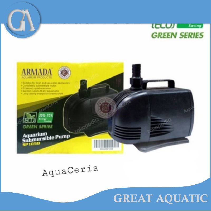 armada sp 105 B power head pompa celup kolam ikan hias 105B 105 B
