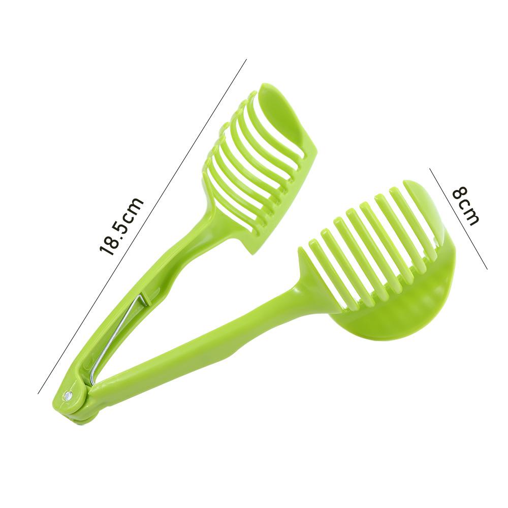 [Elegan] Alat Pengiris Tomat Dapur Tahan Lama Klip Roti Kreatif Handheld Multifungsi Lemon Slicing Tool