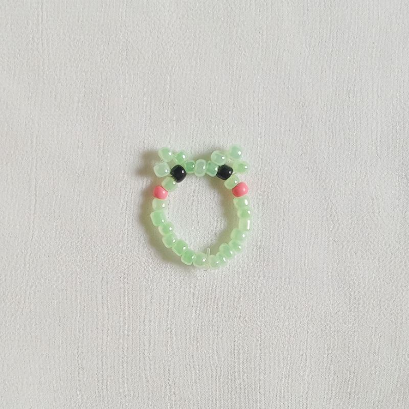 frog ring beads | cincin manik