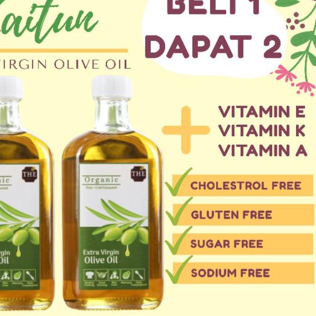 

♤ Minyak Zaitun Murni Asli Extra Virgin Olive Oil 250 ml BELI 1 DAPAT 2 ➪