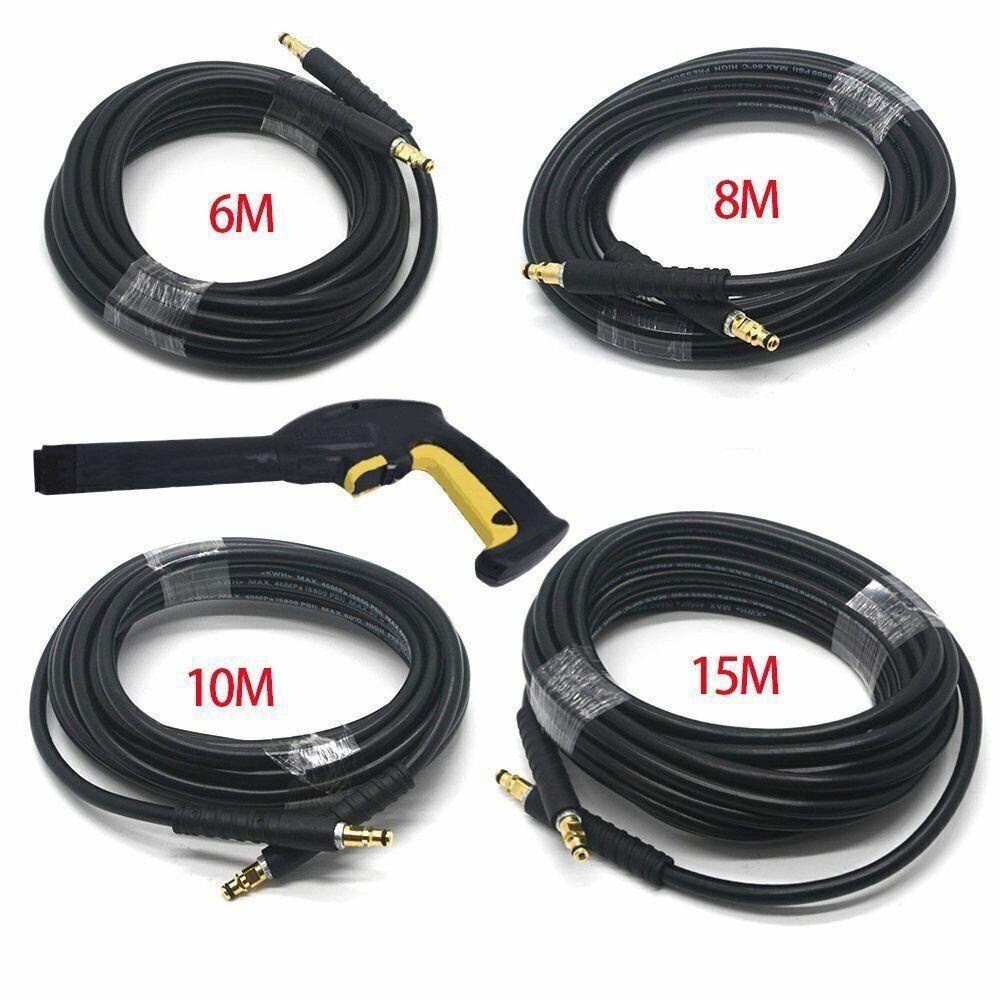 Solighter Washer Hose Steel Wire Braided Quick Connect Kepala Tembaga Untuk Karcher K2 K3 K5 K7