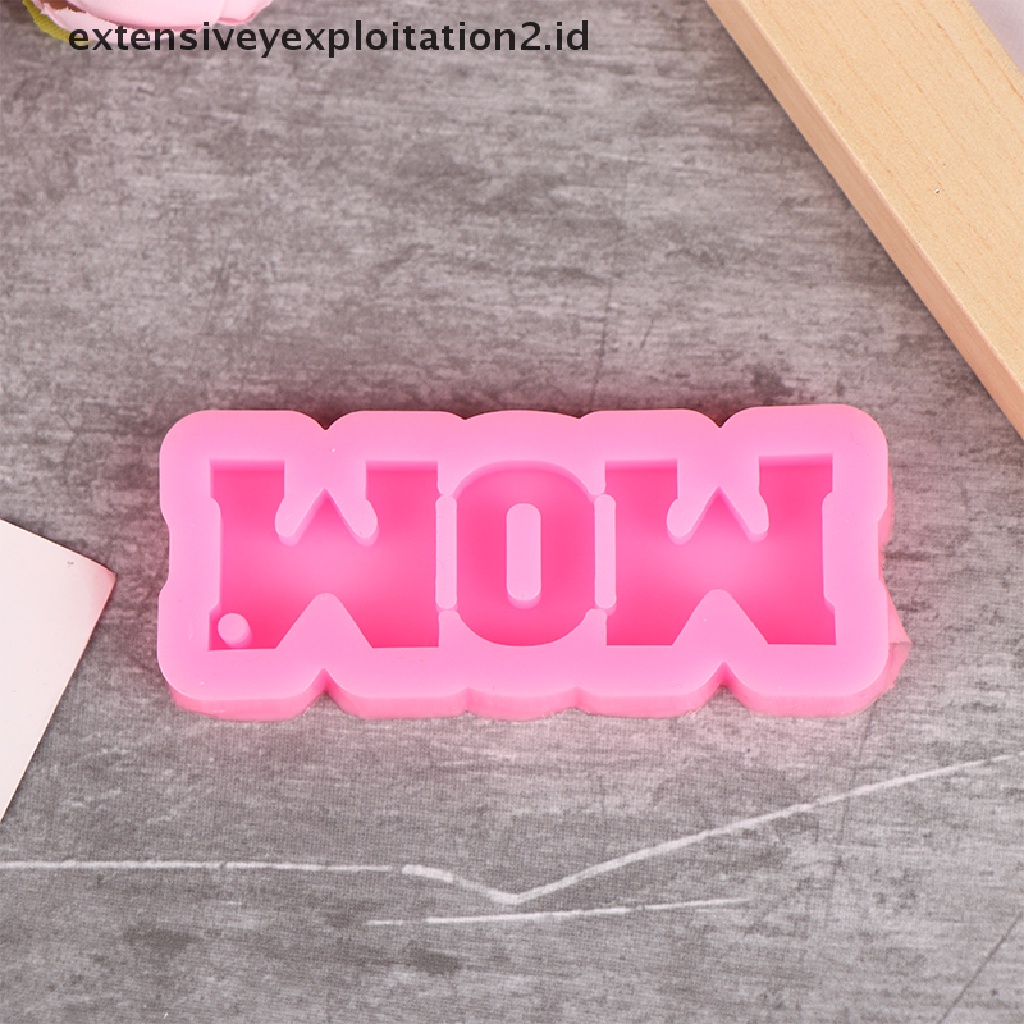 {NEW} Mother's Day Cetakan Silikon Cinta Keluarga Dekorasi Kue Alat Kue Dapur DIY.