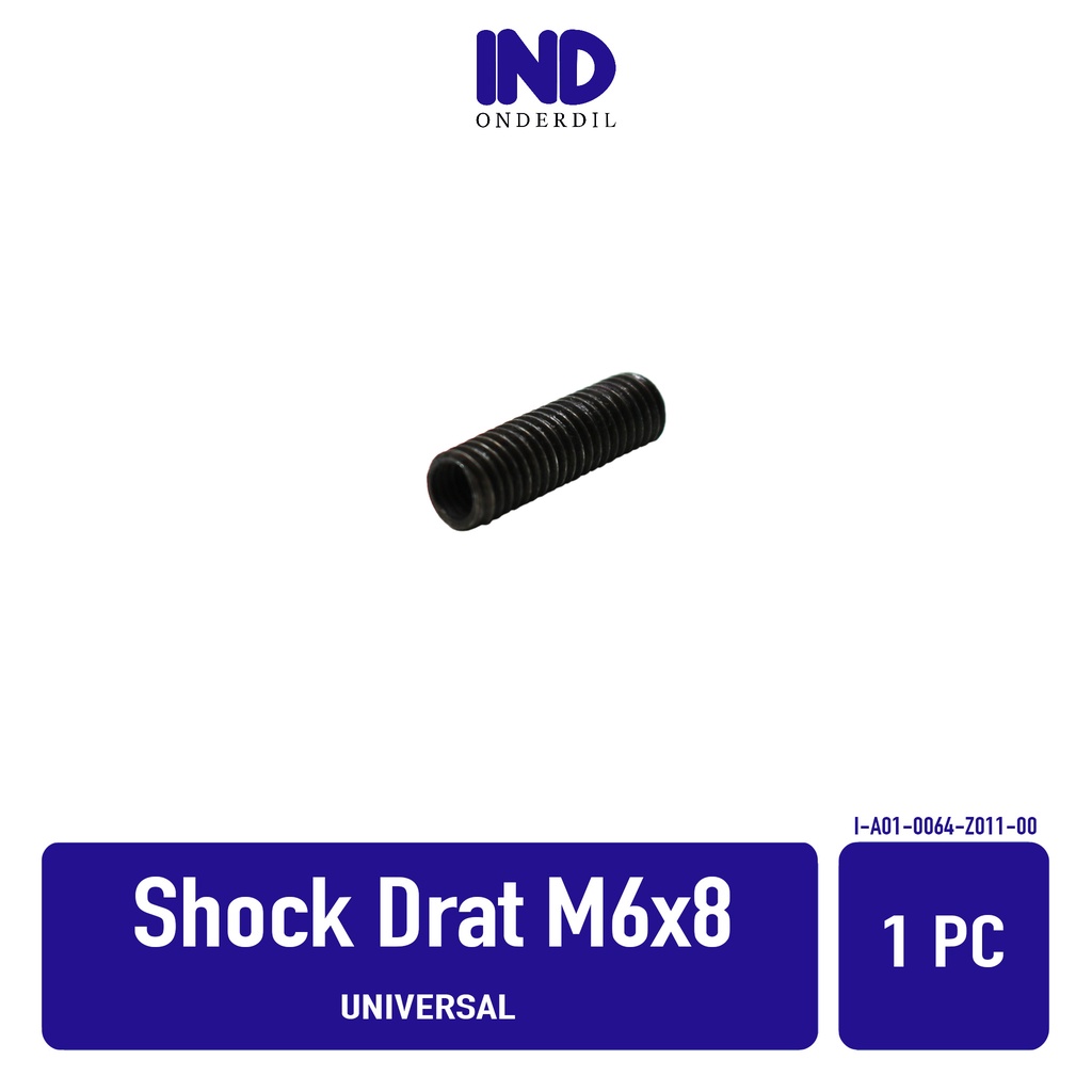 Shock-Sok-Shok Drat M6XM8-M 6X8-6 X 8 Besi Block-Blok Mesin