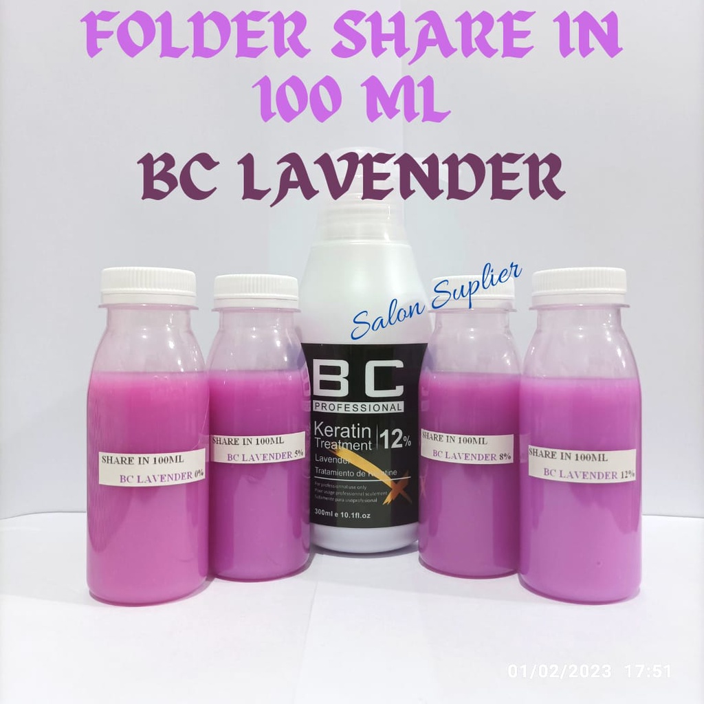 (BISA COD) KERATIN TREATMENT SMOOTHING BC PROFESSIONAL BRAZILIAN KERATIN RAMBUT TREATMENT 100 ML