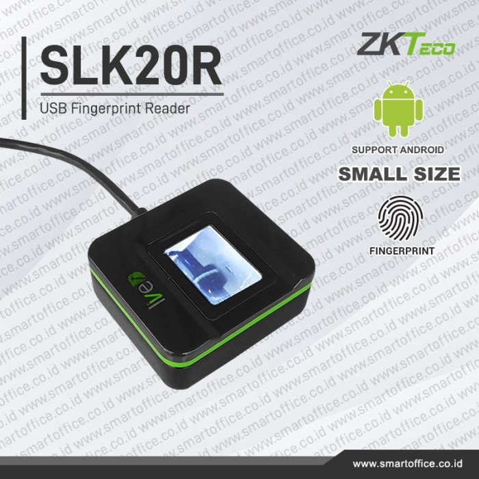 

[[JNT COD]] Fingerprint Reader ZKTeco, USB Communication, SLK20R