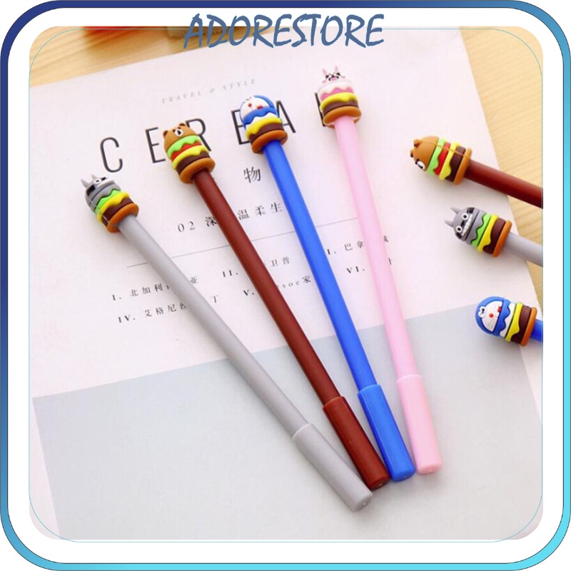 

AS442 COD Pena Motif Kartun Burger Tinta Hitam