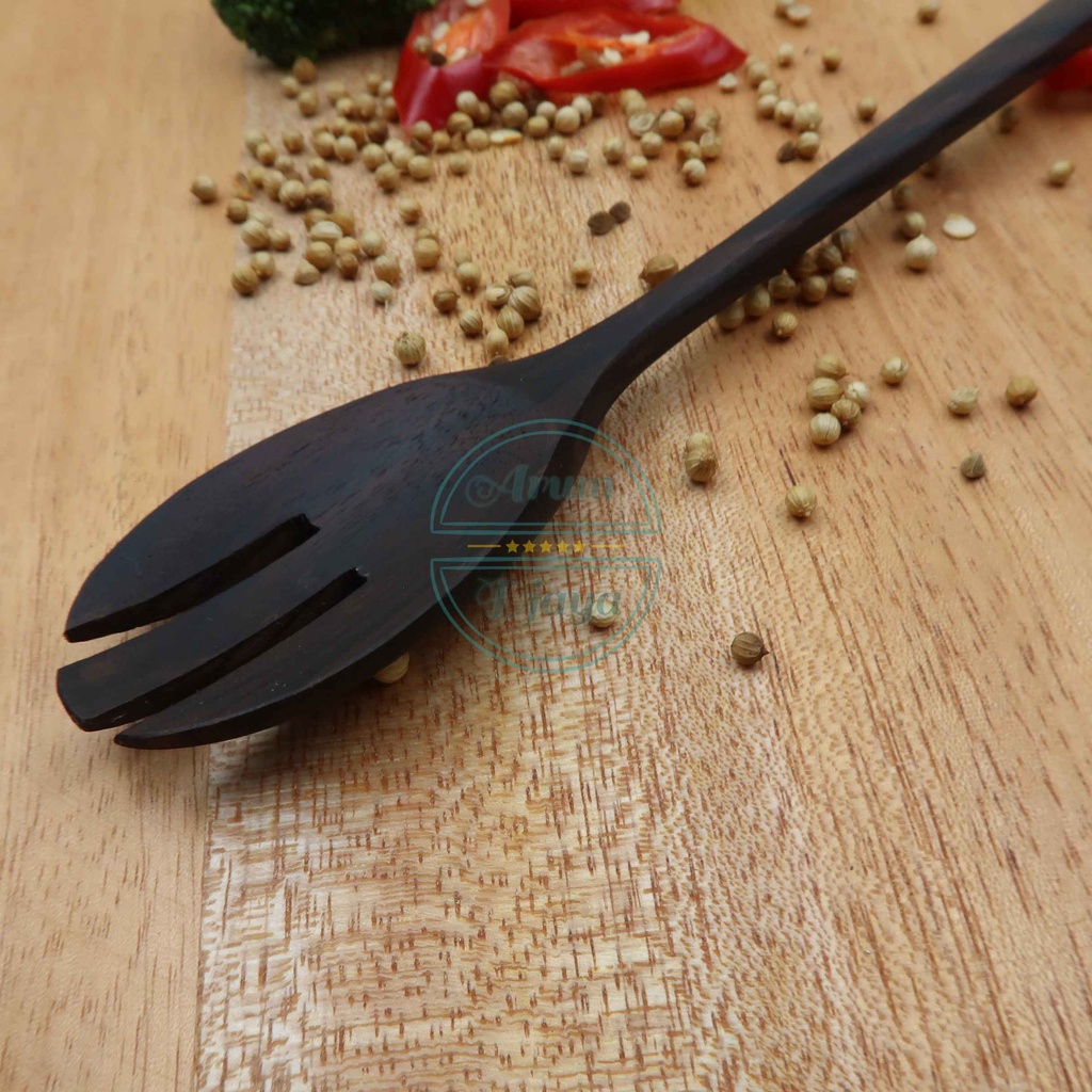 Garpu Salad Sendok Salad Salad Spoon Sendok Salad Kayu Sendok Salad Panjang Sendok Souvenir