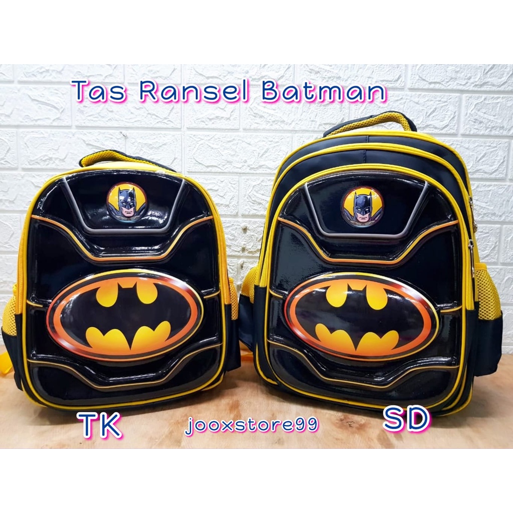 Tas Sekolah Ransel Anak TK dan SD Motif Superhero Tas Gendong Captain Amerika Backpack Import Anak Laki - Laki