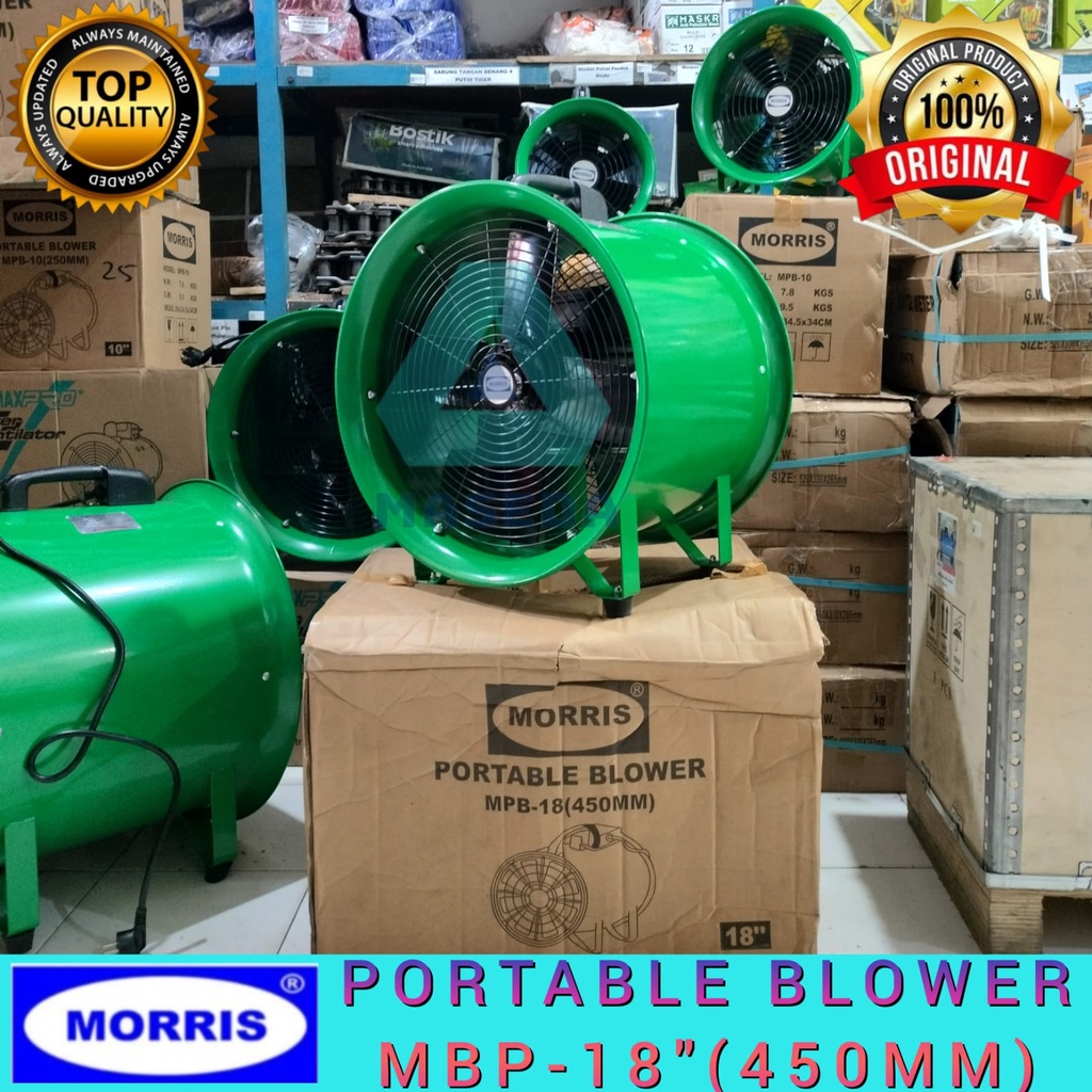Portable Ventilator 18" - Exhaust Fan 18 Inch Blower MORRIS