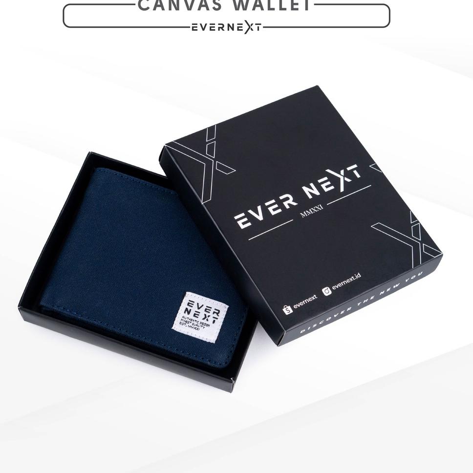 Ω Evernext - Dompet Pria Dompet Kanvas Pria Dompet Lipat Pria Dompet Pendek Distro Pria Dompet Denim