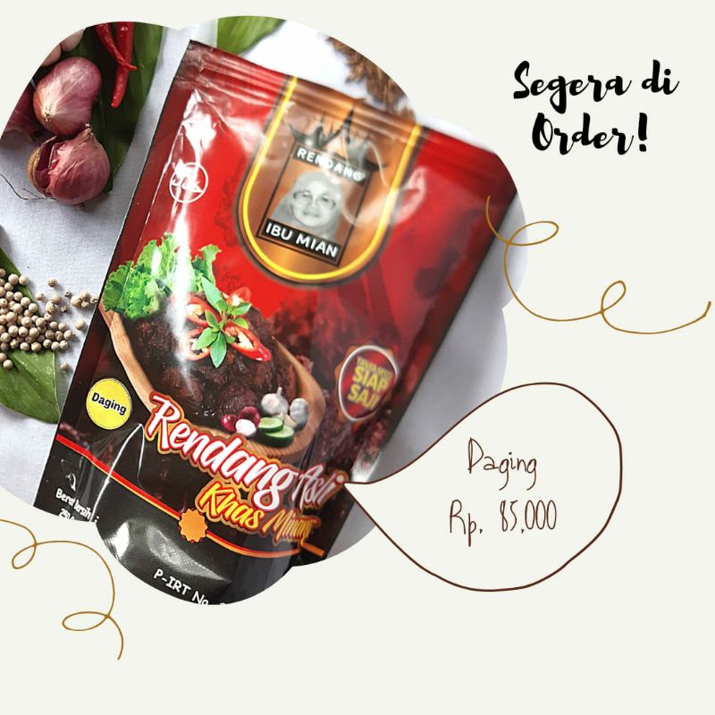 

Rendang Daging Ibu Mian 250 g