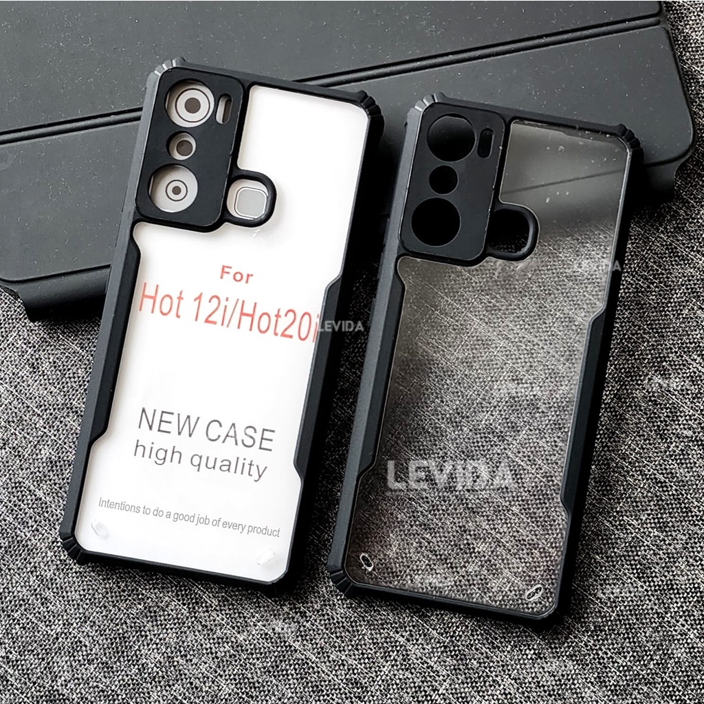 Infinix Hot 20i Fusion Case Armor Shockproof Casing hp Infinix Hot 20i