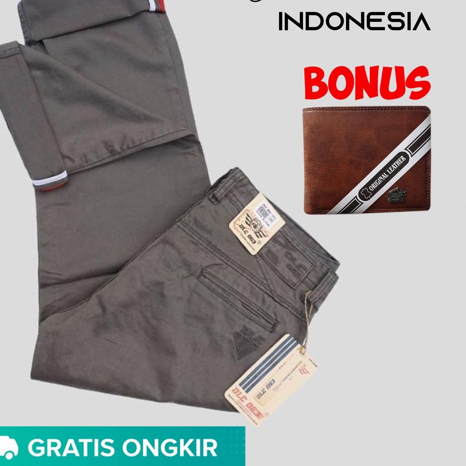 Kualitas Puas PRODUK TERBARU  DLC063 D LOCO Celana cardinal pria original asli katun/celana d loco o
